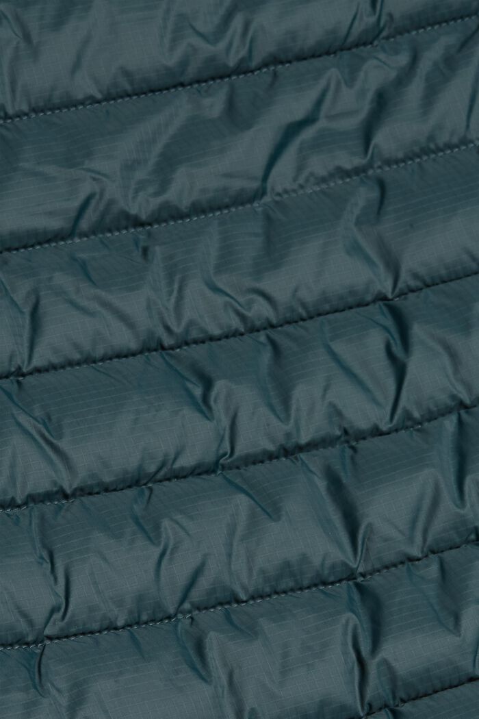 Recycelt: Steppweste mit 3M™ Thinsulate™, TEAL BLUE, detail image number 4