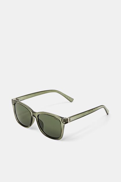 Lunettes de soleil angulaires, OLIVE GREEN, overview