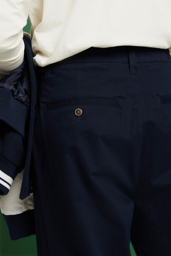 Chino à jambes larges, NAVY, detail image number 4