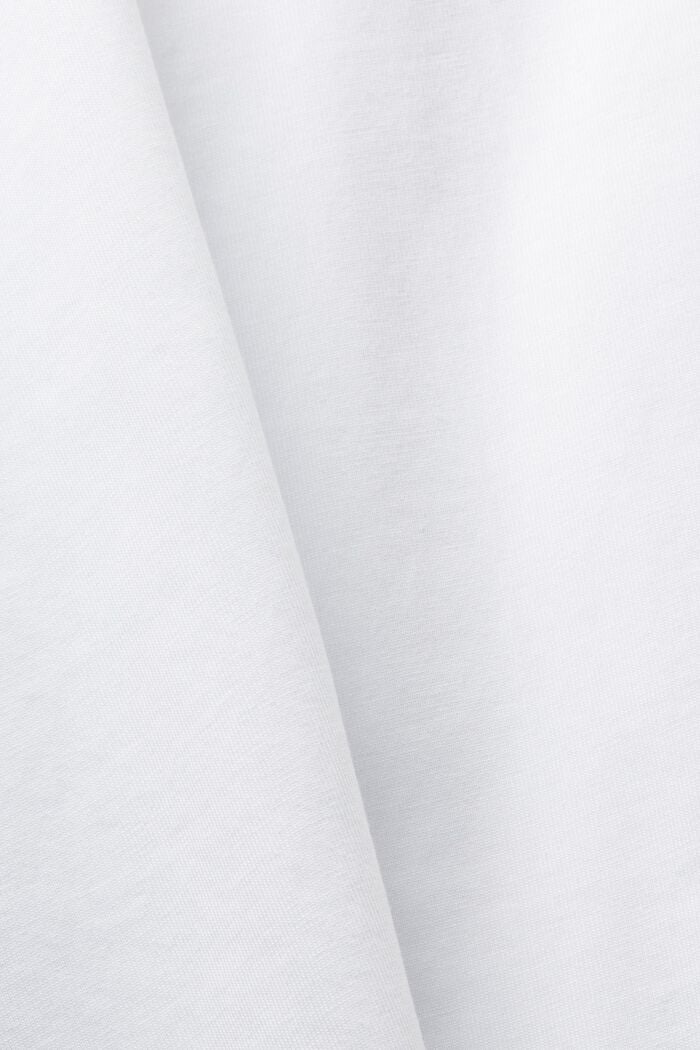 T-shirt en jersey de coton animé d’un logo, WHITE, detail image number 4