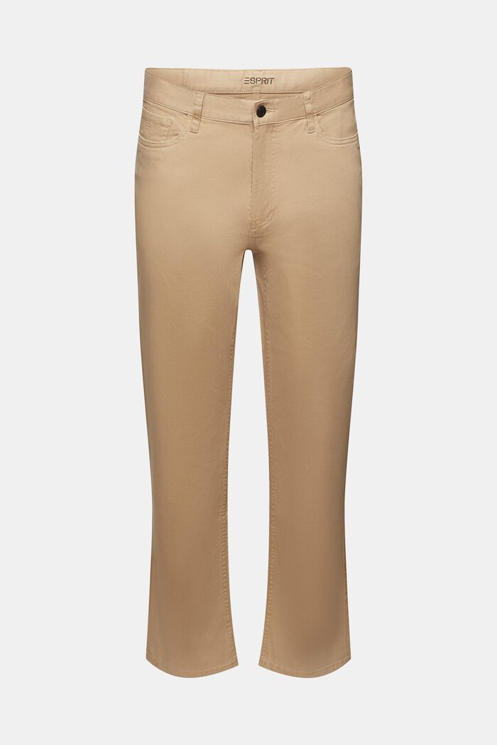 Pantalon droit classique, BEIGE, detail image number 6