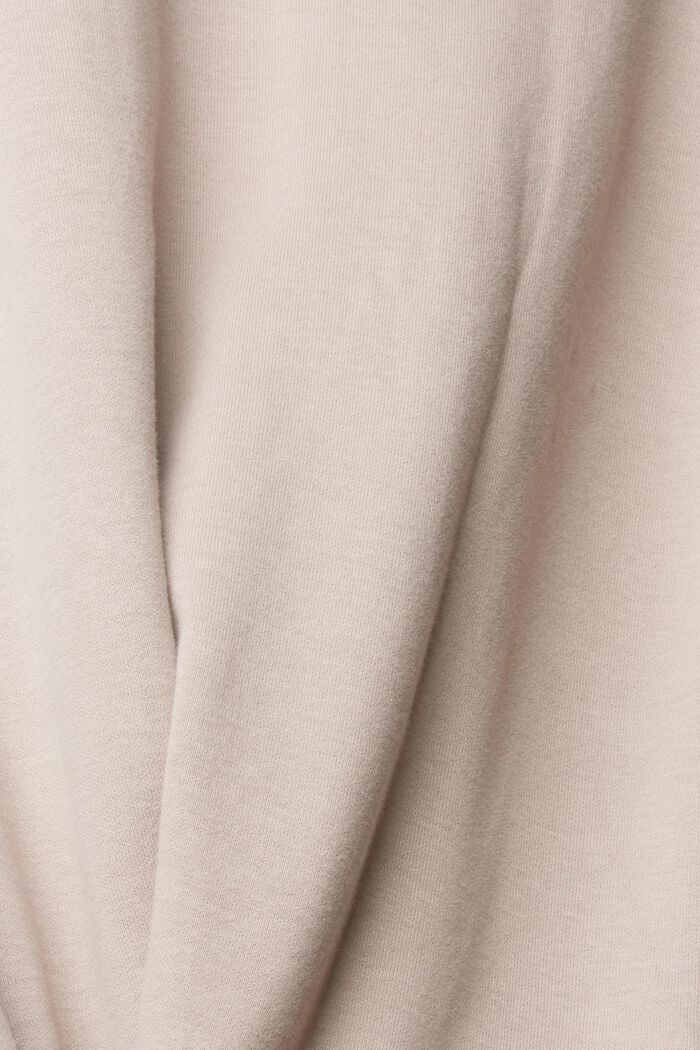 Sweat-shirt zippé, coton mélangé, BEIGE, detail image number 1