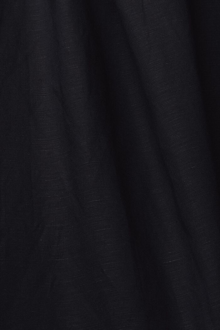 À teneur en lin : la robe à encolure dos-nu, BLACK, detail image number 4