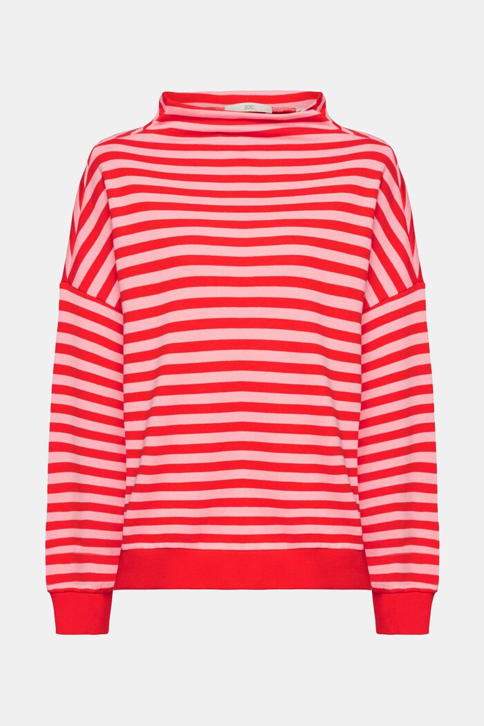 Sweatshirt mit Streifenmuster, RED, detail image number 6