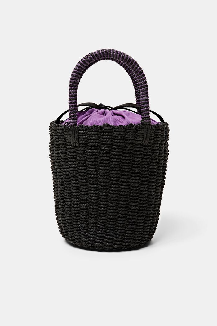 Bucket Bag mit Henkeln, BLACK, detail image number 0