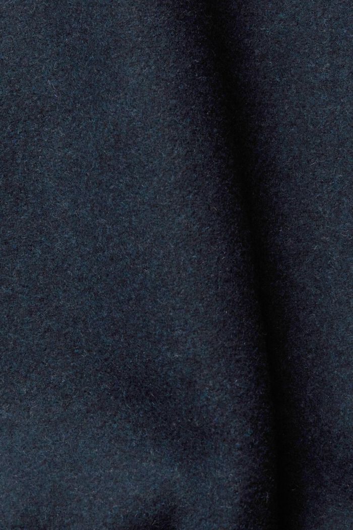 Bomberjacke aus Wollmix, PETROL BLUE, detail image number 5