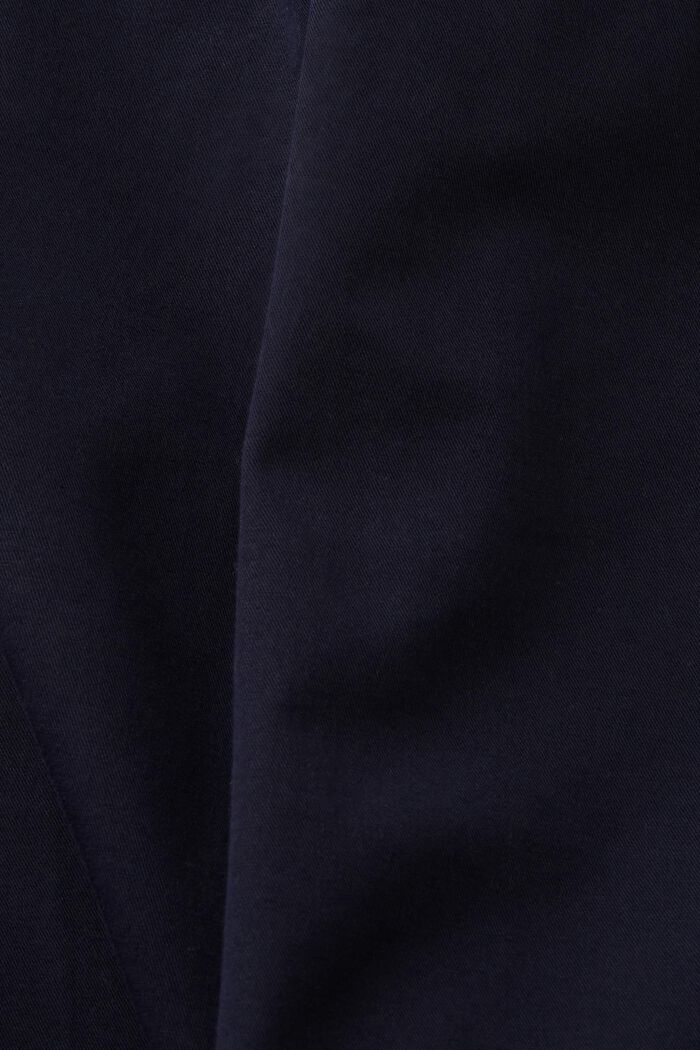 Chino taille haute à jambes droites, NAVY, detail image number 6