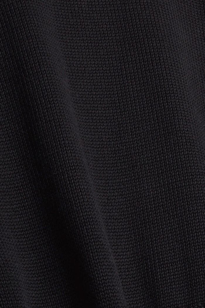 Pullover mit Rollsaum, BLACK, detail image number 1