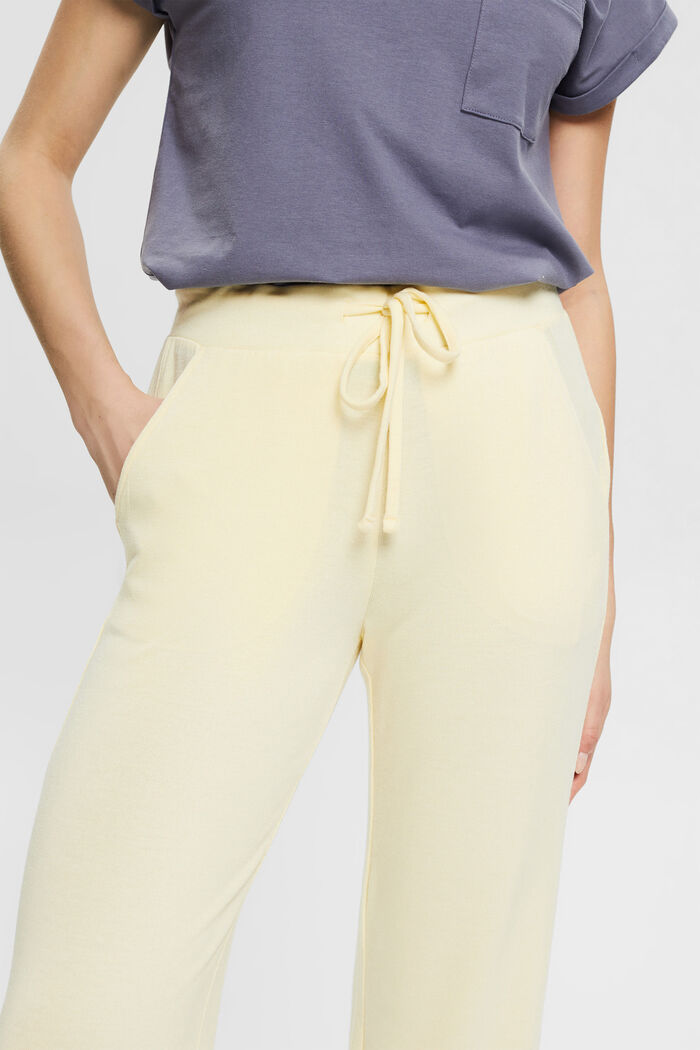 Recycelt: weiche Strickhose, PASTEL YELLOW, detail image number 2