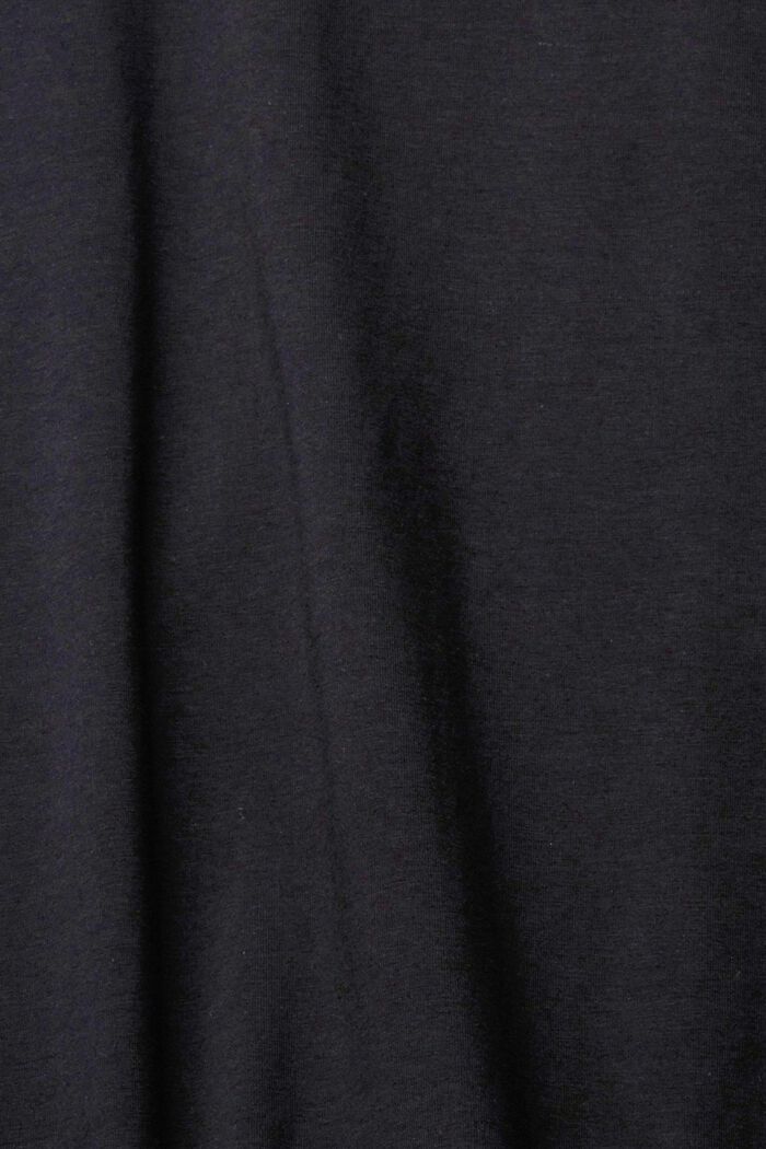 T-shirt à manches longues en jersey, BLACK, detail image number 5