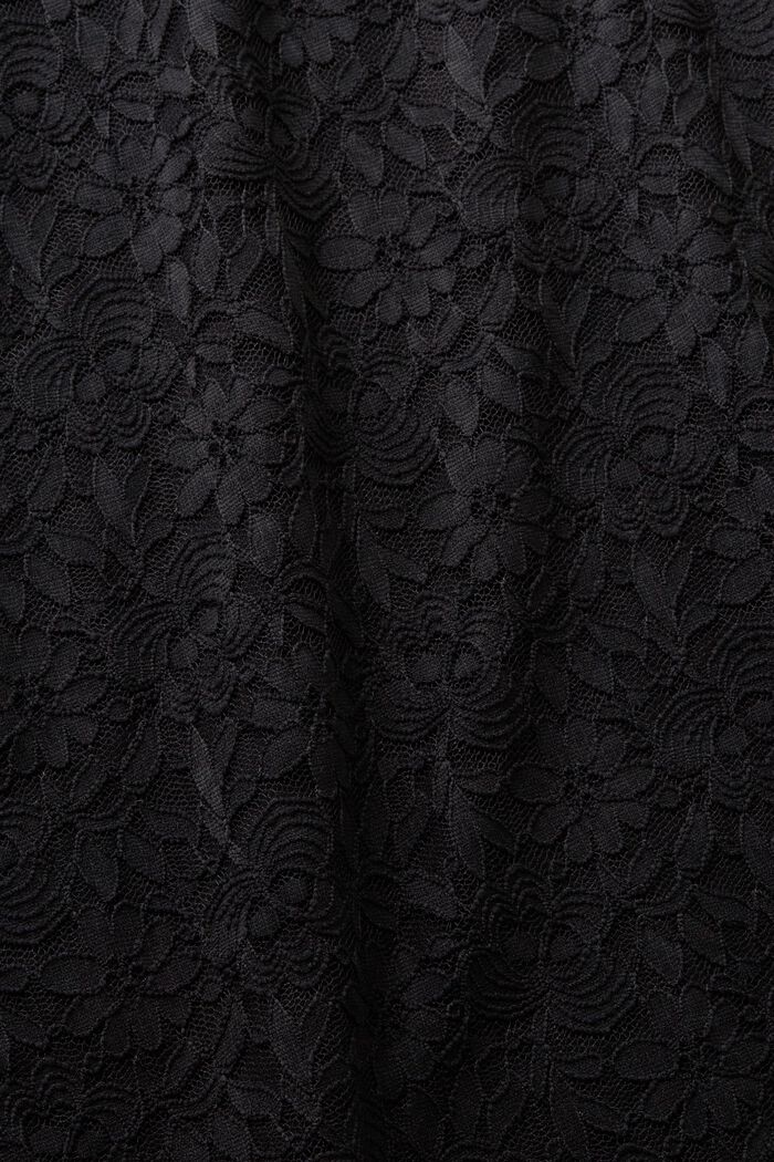 Mini-robe en dentelle, BLACK, detail image number 5