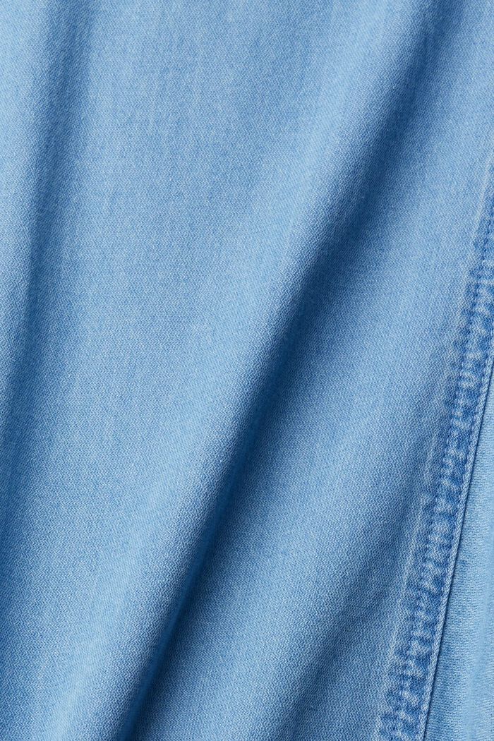 Jeansbluse aus Denim, BLUE LIGHT WASHED, detail image number 1