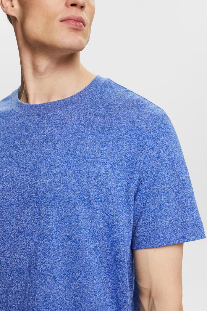 T-shirt chiné, BRIGHT BLUE, detail image number 3