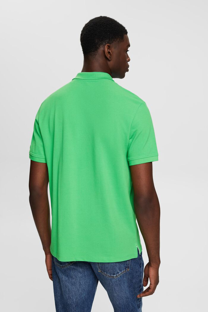 Slim Fit Poloshirt, GREEN, detail image number 3