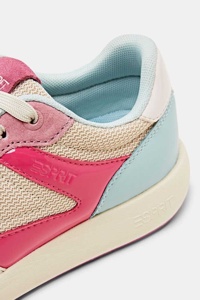 Sneakers à lacets, PASTEL YELLOW, detail image number 3