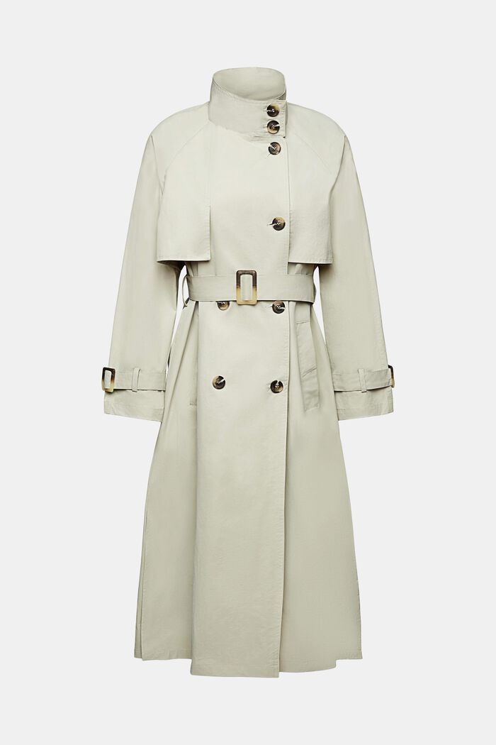 Trench-coat avec ceinture, DUSTY GREEN, detail image number 6