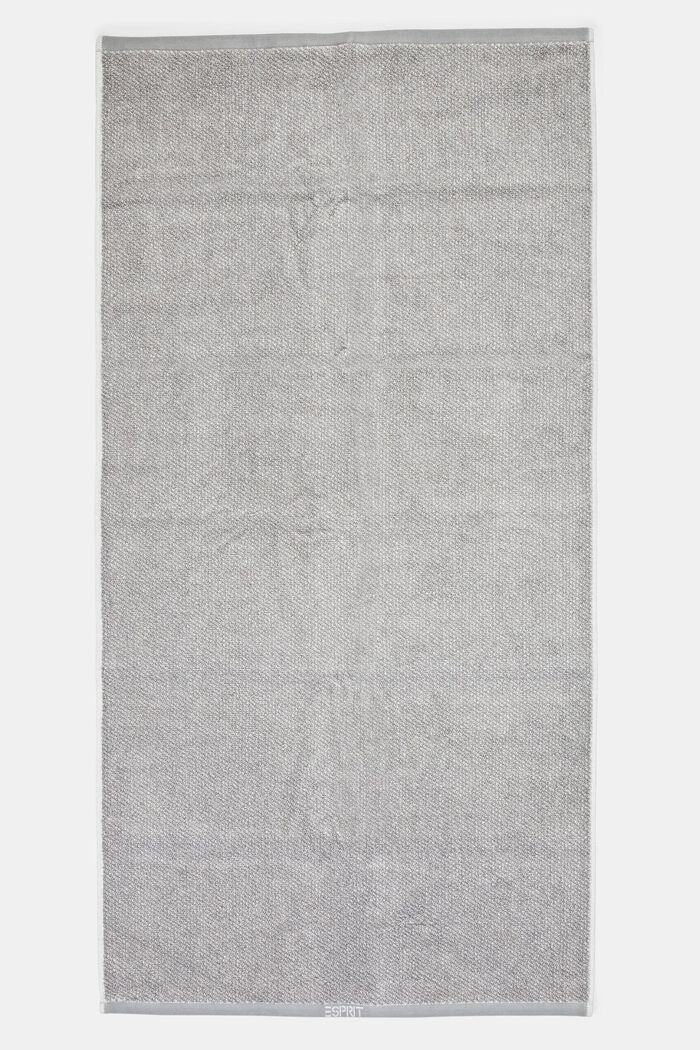 Meliertes Handtuch, 100 % Baumwolle, STONE, detail image number 2