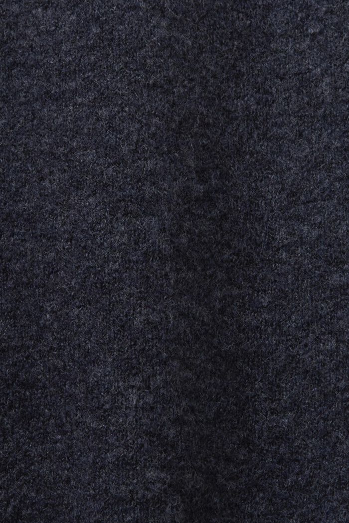 Gilet en maille de laine mélangée, NAVY BLUE, detail image number 5