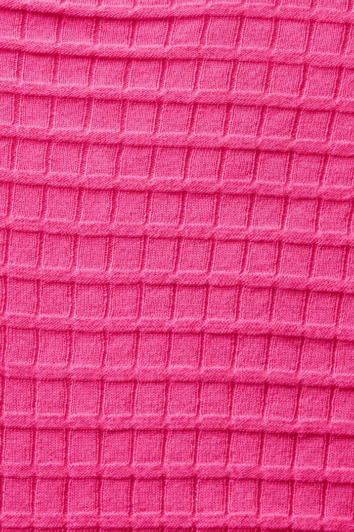Pull-over en maille texturée, PINK FUCHSIA, detail image number 4