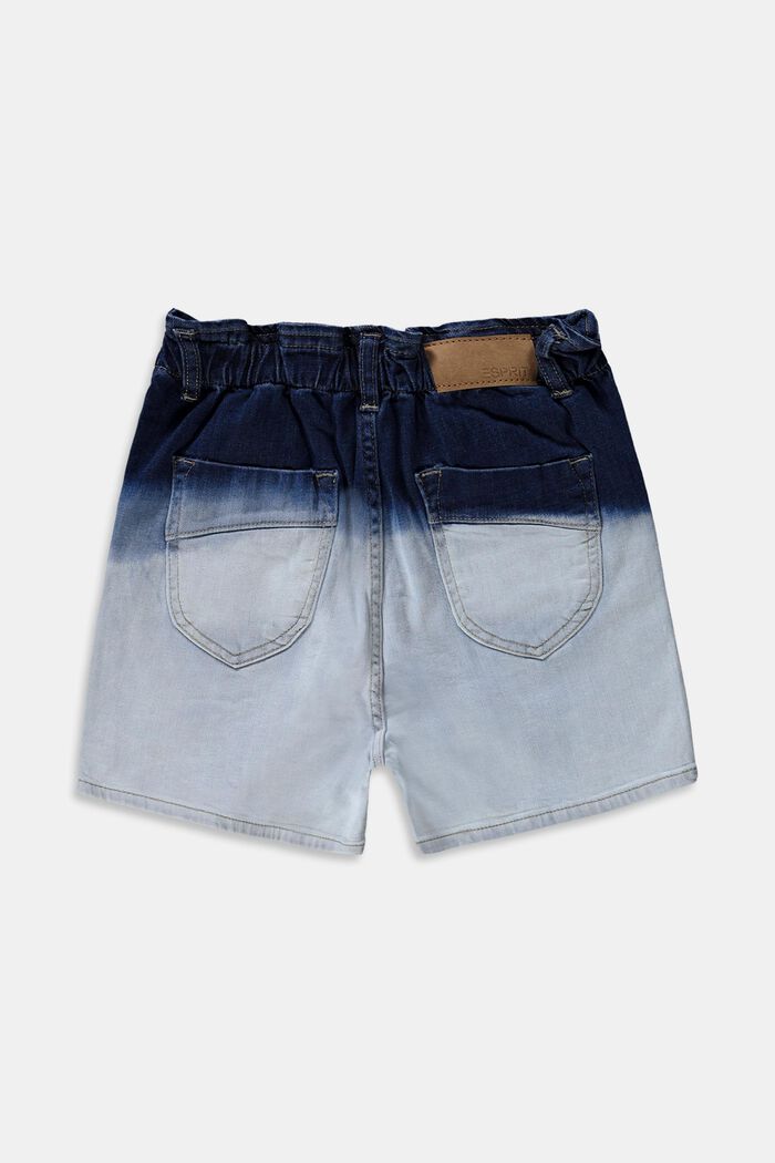 Short en jean bicolore, BLUE BLEACHED, detail image number 1