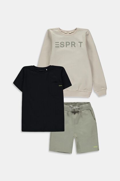 Lot mixte : sweat-shirt, t-shirt et short
