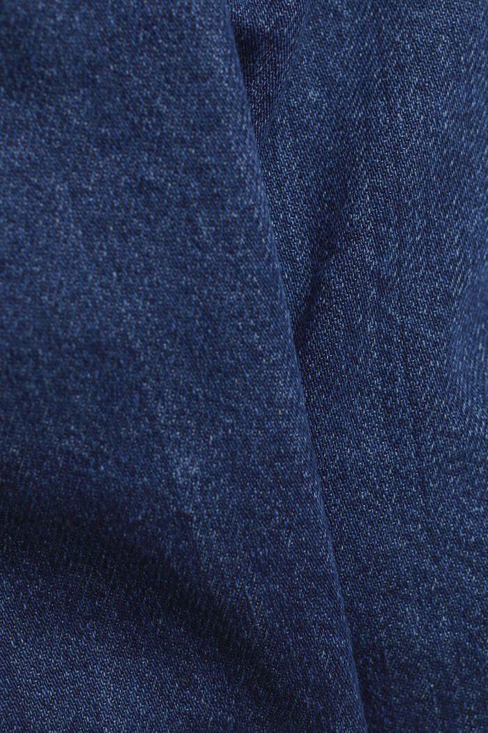 Jeans-Shorts mit Kordelzug, BLUE DARK WASHED, detail image number 5