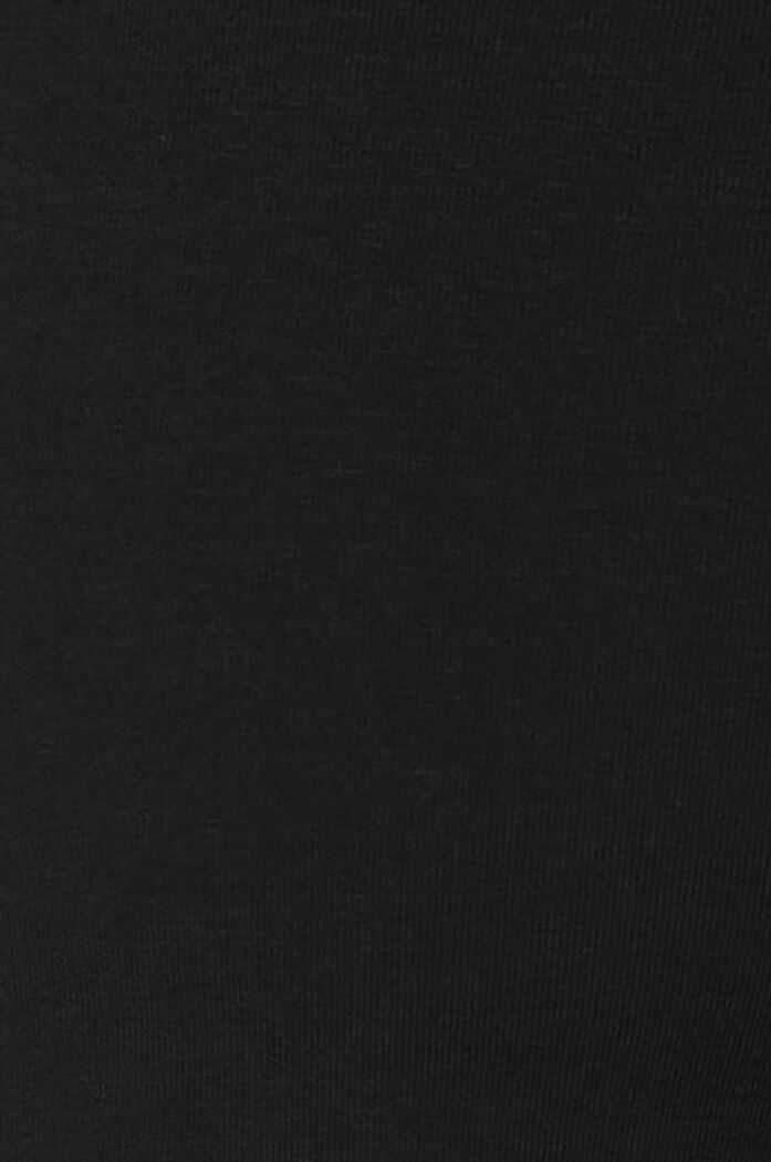 Pantalon en jersey de coton biologique recouvrant le ventre, BLACK, detail image number 3