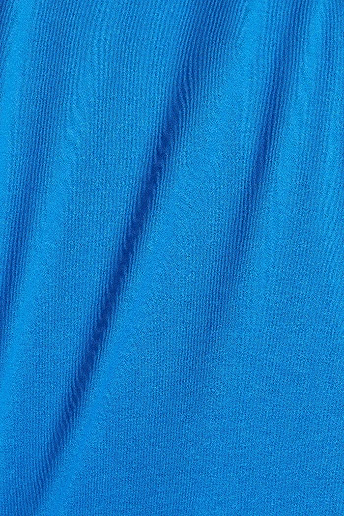 T-shirt à manches longues ballon, LENZING™ ECOVERO™, BLUE, detail image number 4