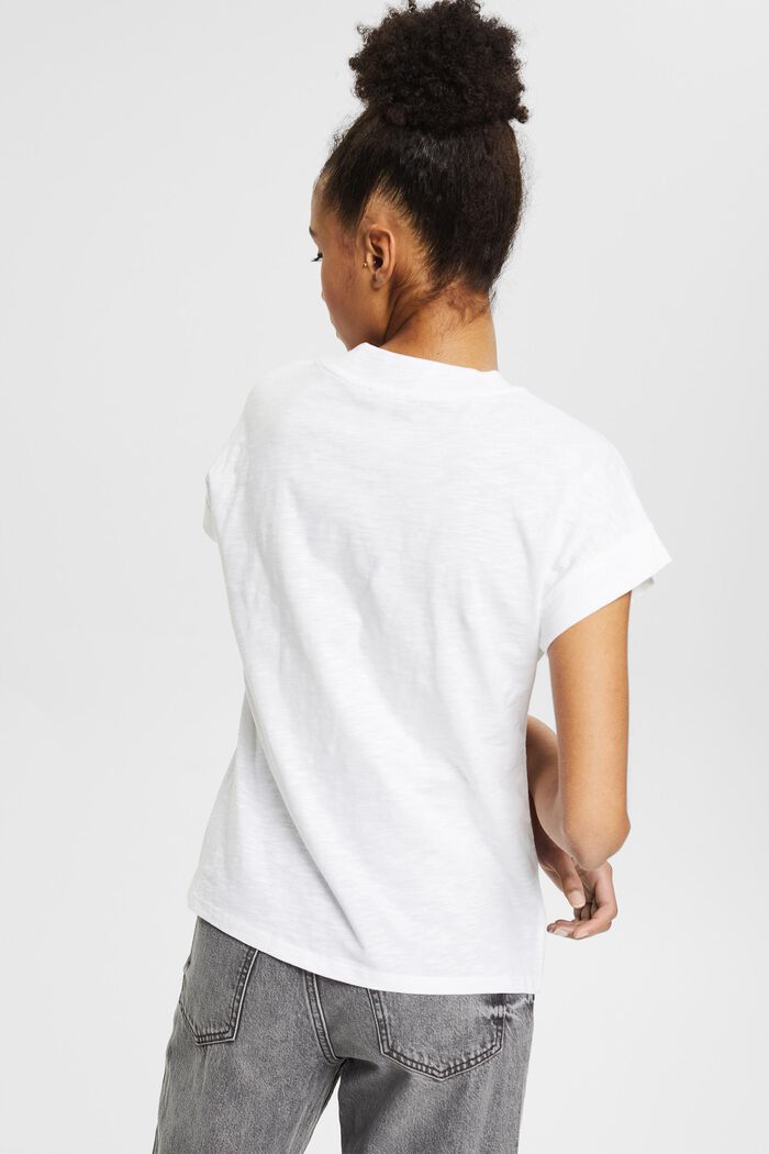 T-shirt 100 % coton biologique, WHITE, detail image number 3