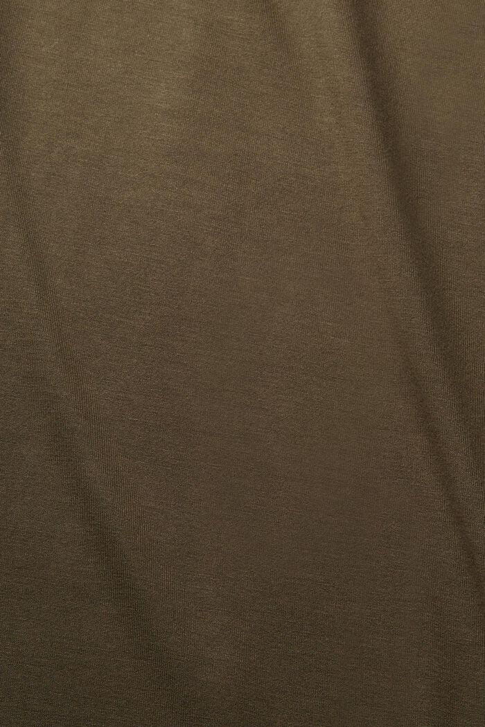 Print-T-Shirt, LENZING™ ECOVERO™, KHAKI GREEN, detail image number 1