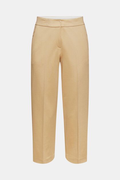 Pants woven High Rise Wide Leg Culotte, CAMEL, overview