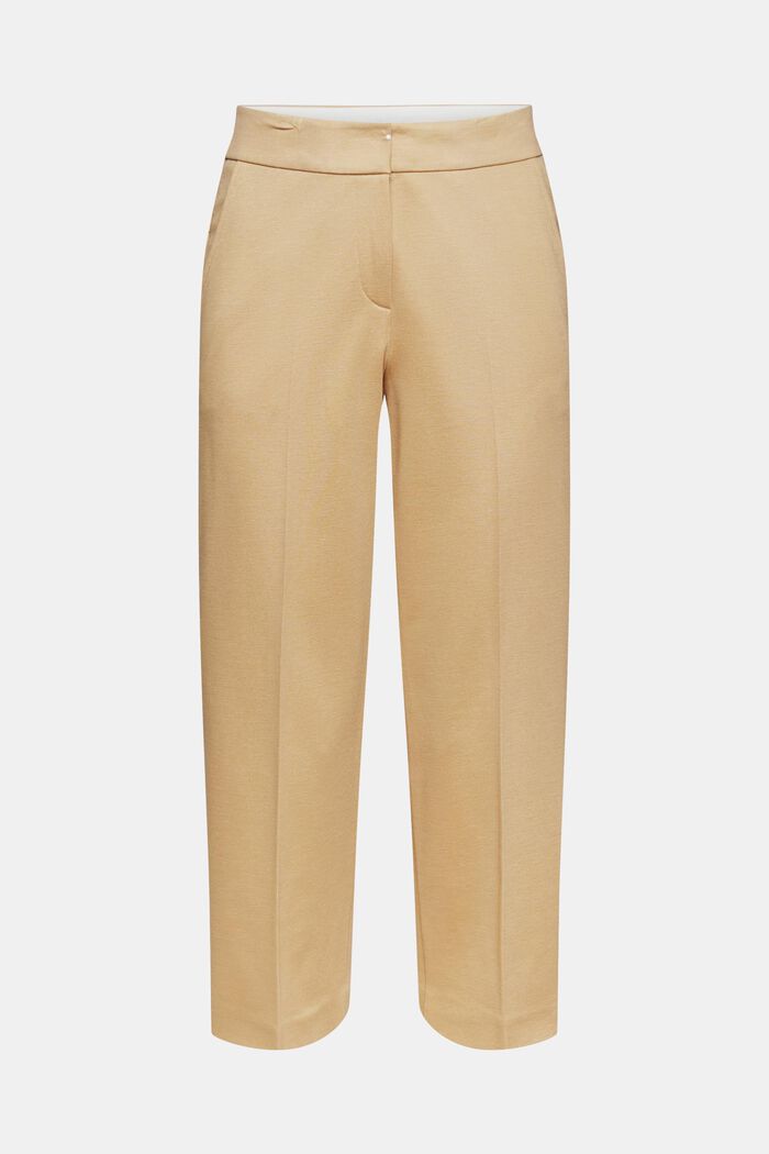 Pants woven High Rise Wide Leg Culotte, CAMEL, detail image number 5