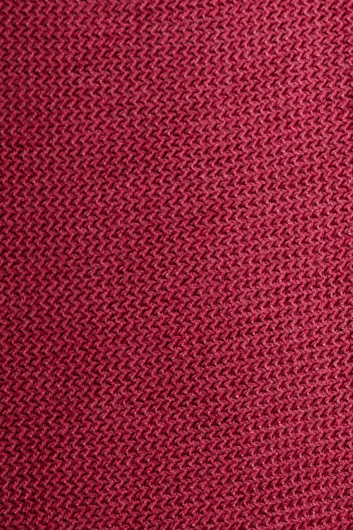 Pull-over rayé, CHERRY RED, detail image number 5