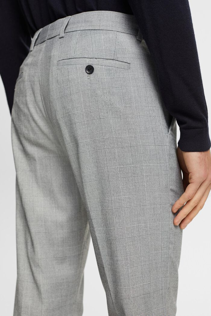 Pantalon à carreaux, LIGHT GREY, detail image number 4