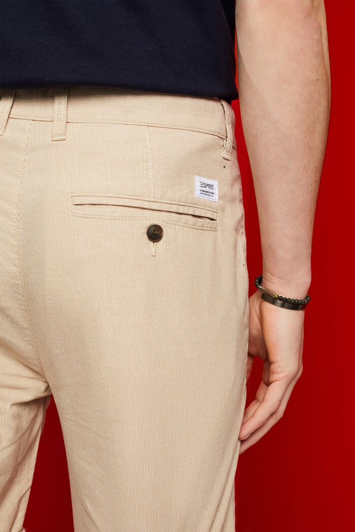 Zweifarbige Chino-Shorts, LIGHT BEIGE, detail image number 4