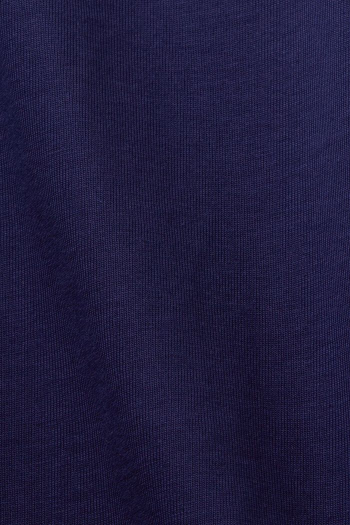 Poloshirt aus Jersey, 100 % Baumwolle, DARK BLUE, detail image number 4