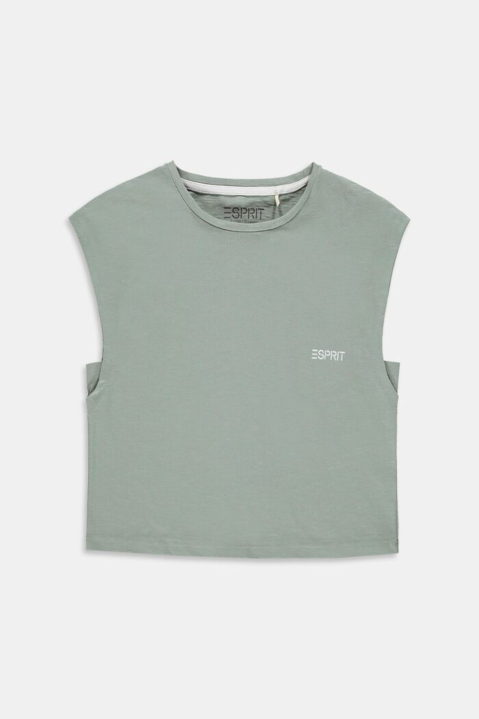 T-shirt de coupe carrée, 100 % coton