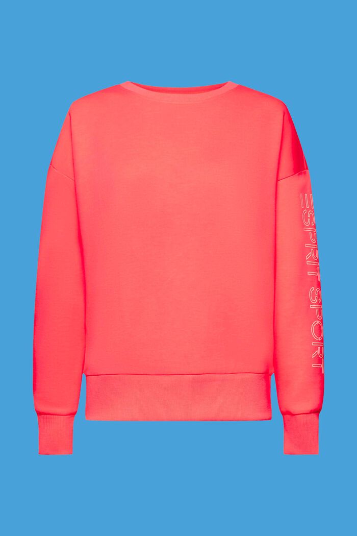Recycelt: Sportives Sweatshirt, CORAL, detail image number 5