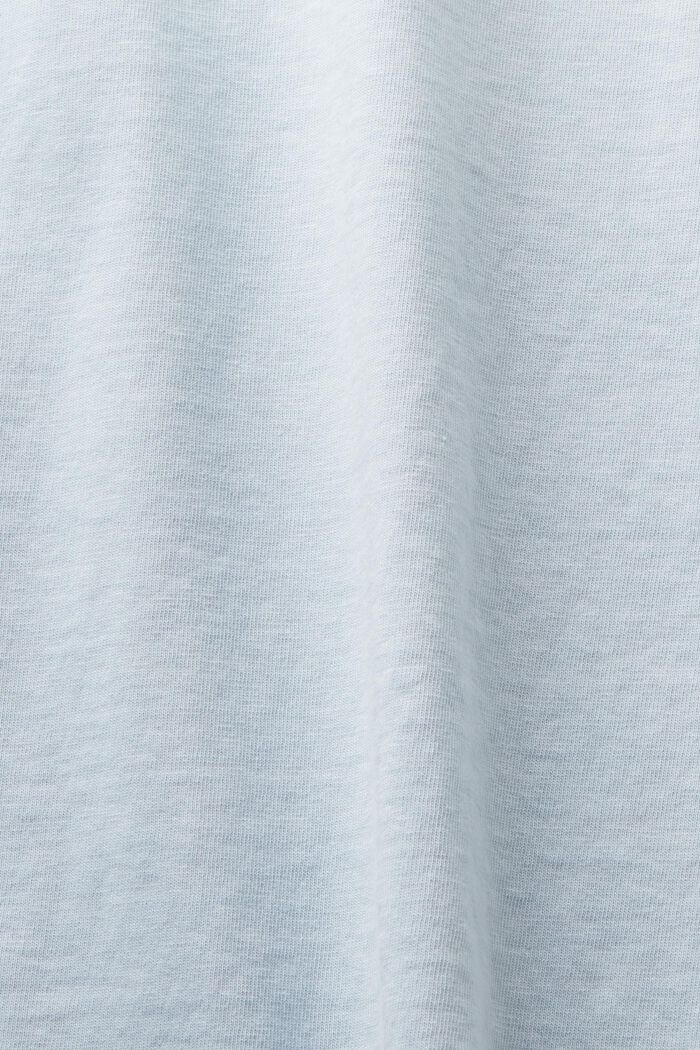 T-shirt en jersey de coton animé d’un logo, LIGHT BLUE, detail image number 4