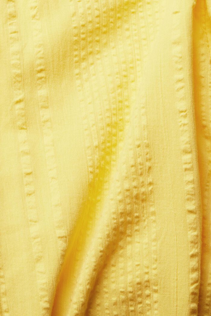 Robe en coton texturé, YELLOW, detail image number 1