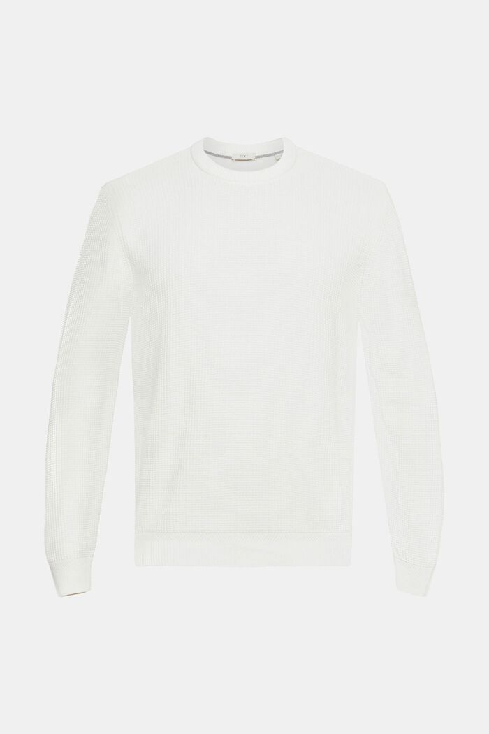 Pull-over en coton, OFF WHITE, detail image number 2