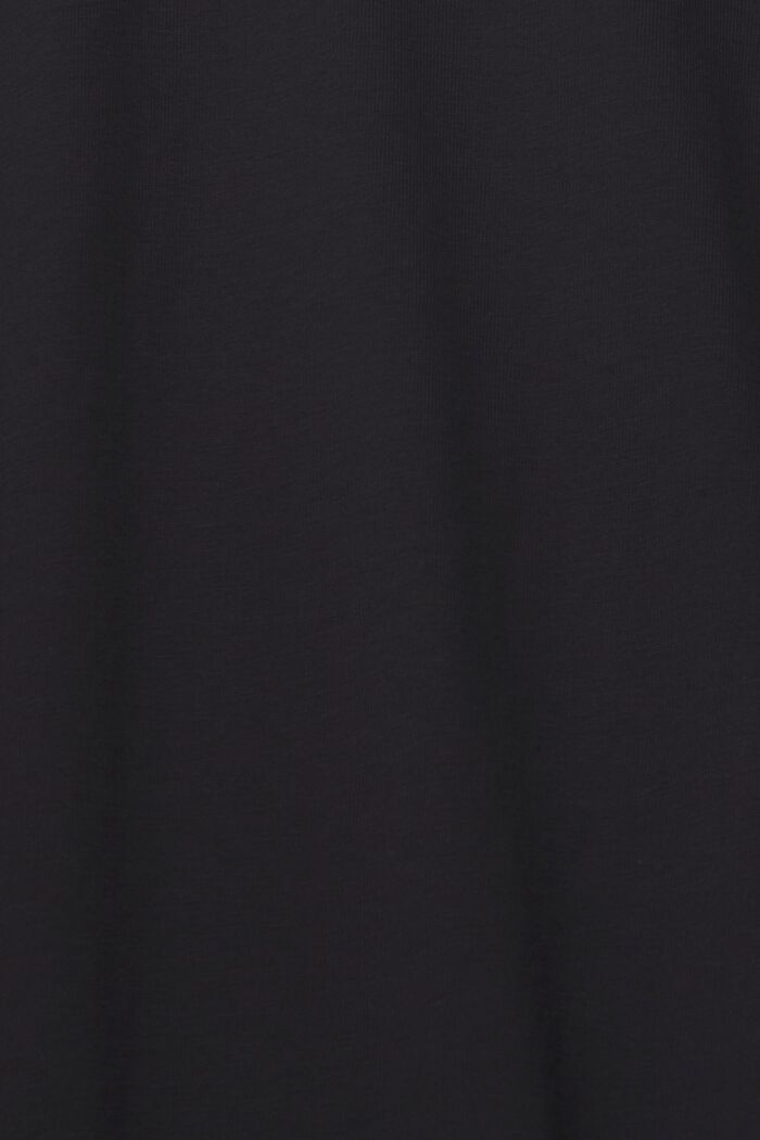 T-shirt à manches longues en jersey, 100 % coton, BLACK, detail image number 1