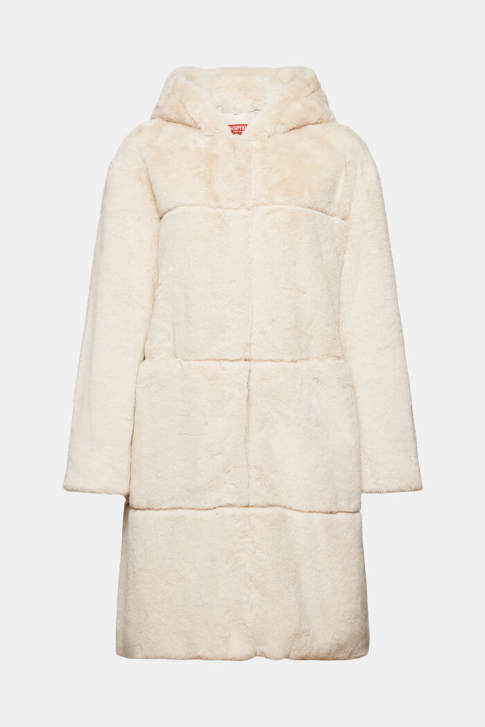 Manteau à capuche en fausse fourrure, ICE, detail image number 6