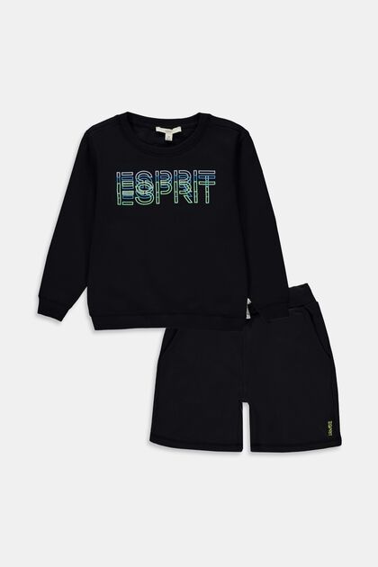 Lot mixte : sweat-shirt et short, BLACK, overview