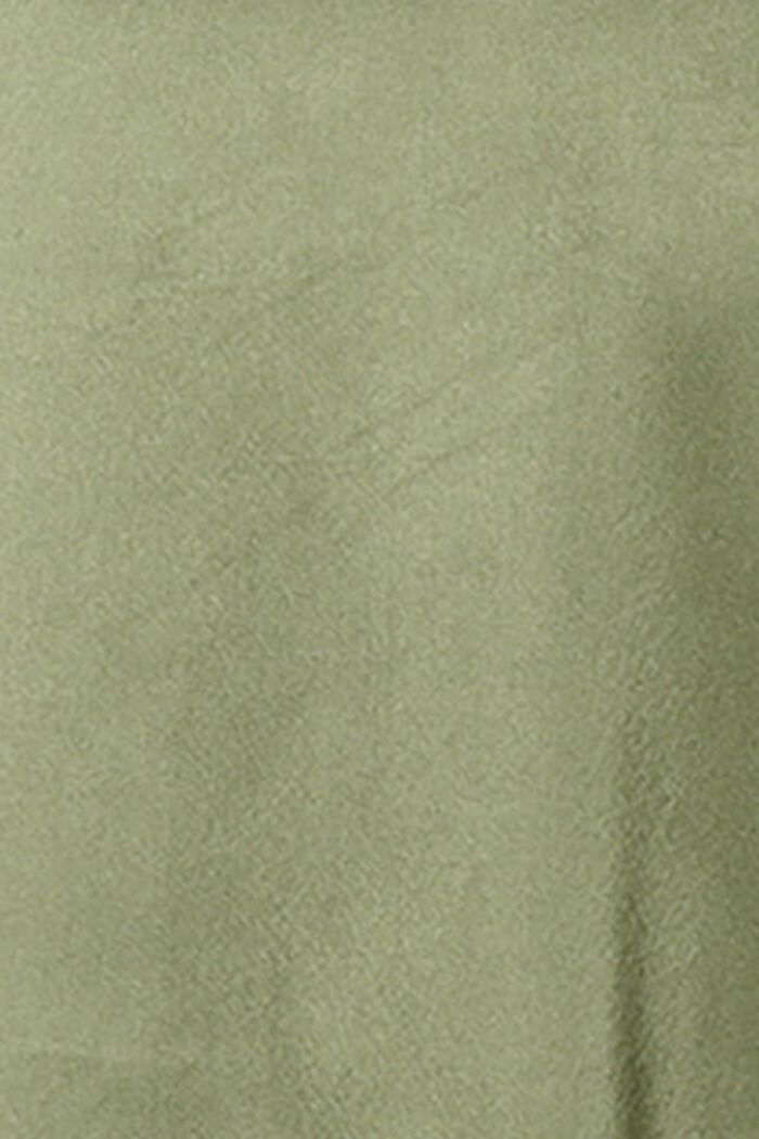 MATERNITY Robe en satin ceinturée, OLIVE GREEN, detail image number 3
