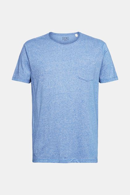Recycelt: meliertes Jersey-T-Shirt