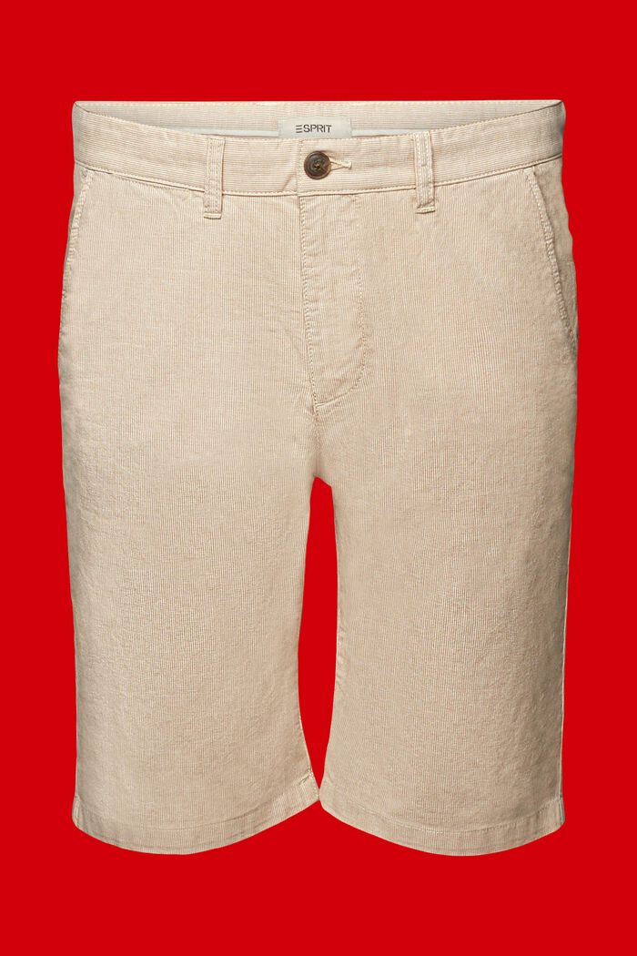 Zweifarbige Chino-Shorts, LIGHT BEIGE, detail image number 7