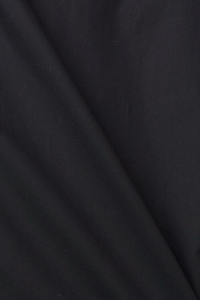 Button-Down-Hemd aus Baumwolle, BLACK, detail image number 4