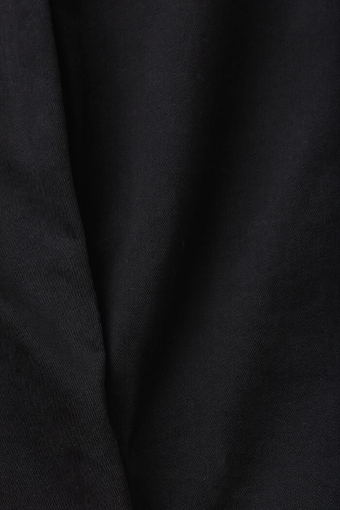 Capri-Jeans mit mittelhohem Bund, BLACK, detail image number 6