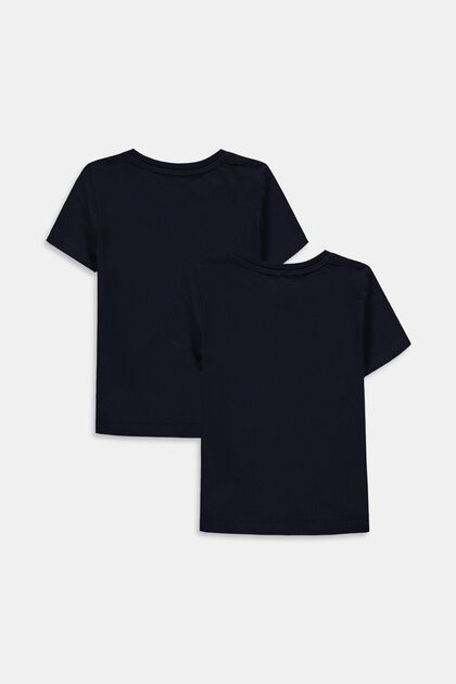 2er-Pack T-Shirts aus 100% Baumwolle
